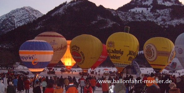 Ballonglühen in Bad Kohlgrub